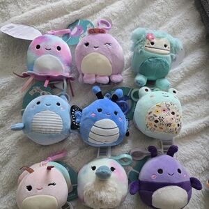 Squishmallow Clip Plush Bundle Lot